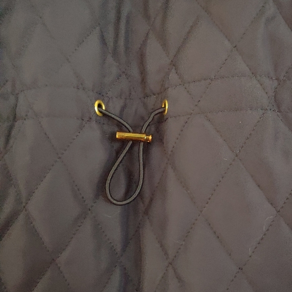 Quilted Jacket with hood Navy Size small - Picture 9 of 12